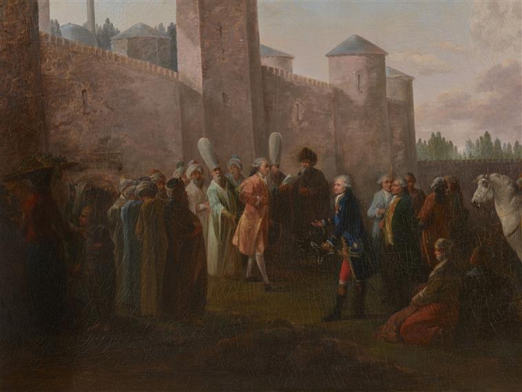 LE PRINCE PIERRE REPNIN DELIVRE DE LA PRISON DES SEPT TOURS EN PRESENCE DE MONSIEUR DE SAINT-PRIEST. 25 SEPTEMBRE 1773_2