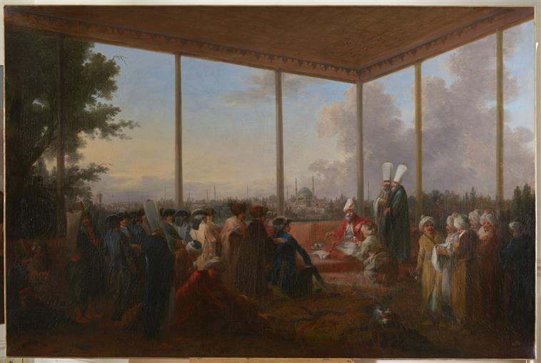 AUDIENCE ACCORDEE PAR LE GRAND VIZIR AIMALI CARAC A MONSIEUR DE SAINT-PRIEST.18 MARS 1779_0