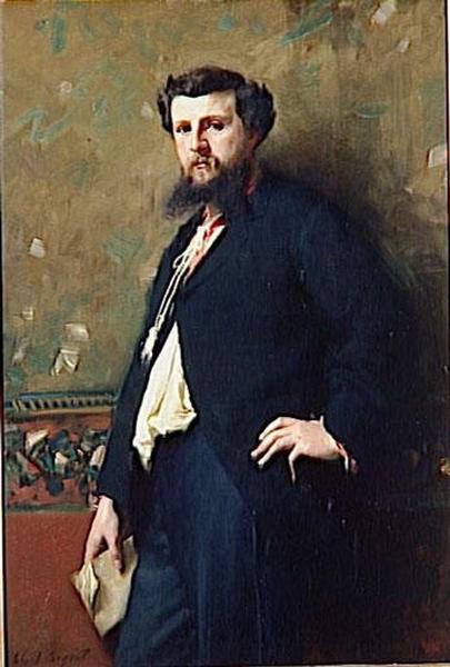 EDOUARD PAILLERON (1834-1899), John Singer Sargent, 4e quart 19e siècle