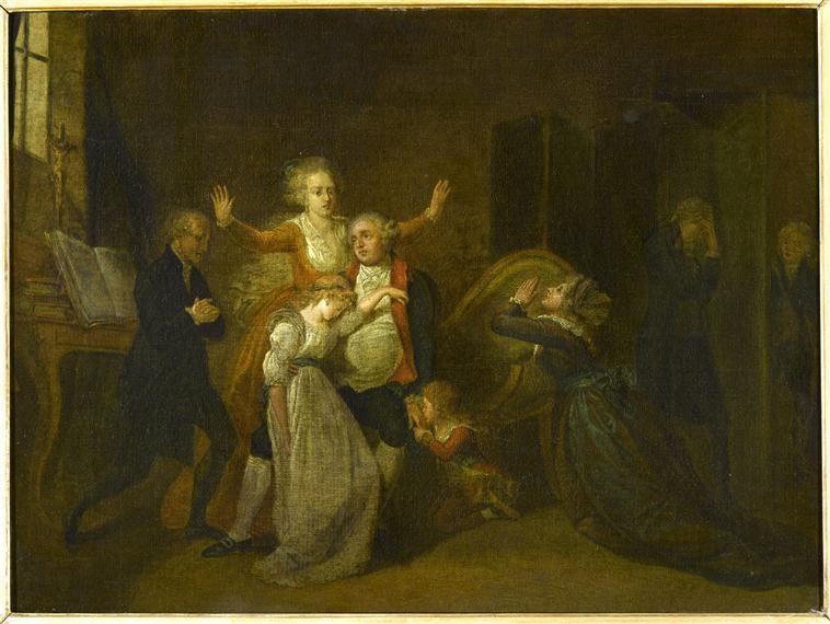 Les adieux de Louis XVI à sa famille au Temple le 20 janvier 1793_0