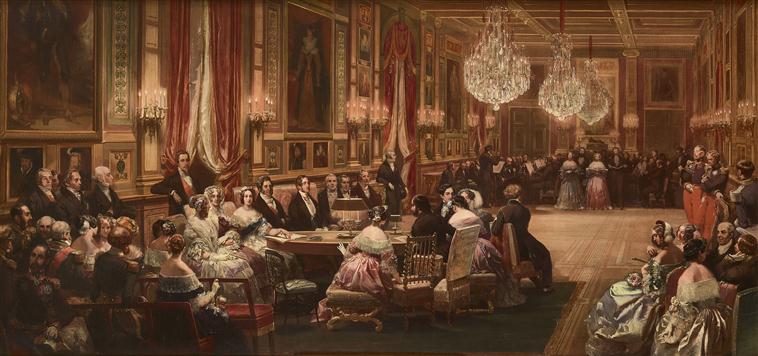 CONCERT DONNE DANS LA GALERIE DES GUISE, AU CHATEAU D'EU, EN L'HONNEUR DE LA REINE VICTORIA. 4 SEPTEMBRE 1843, 9H DU SOIR_0