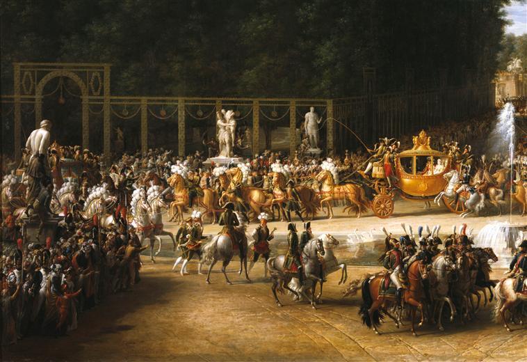 Entrée de Napoléon et de Marie-Louise dans le jardin des Tuileries, le jour de leur mariage. 2 avril 1810_3