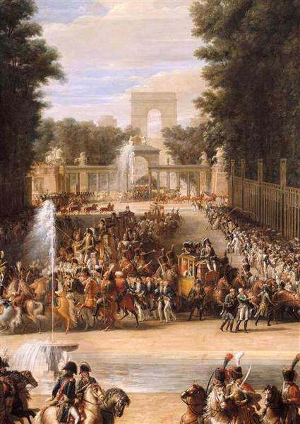 Entrée de Napoléon et de Marie-Louise dans le jardin des Tuileries, le jour de leur mariage. 2 avril 1810_1