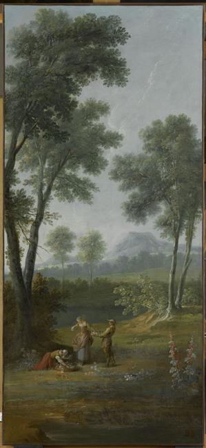 UNE JEUNE BOUQUETIERE (L'ODORAT)_0