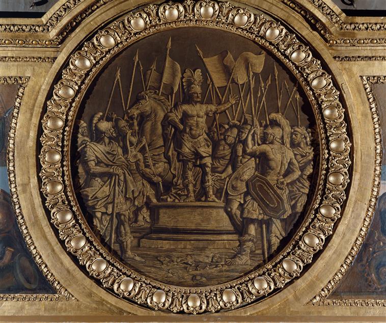 CYRUS HARANGUANT SES TROUPES, Jean-Baptiste Jouvenet, 1678