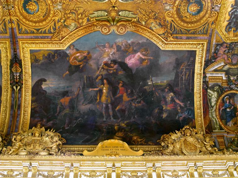 LE ROI ARME SUR TERRE ET SUR MER. 1672_0