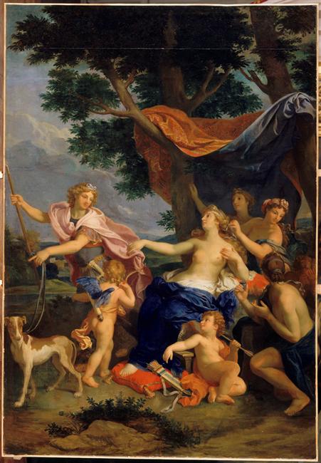 VENUS VEUT EMPECHER ADONIS D'ALLER A LA CHASSE_0