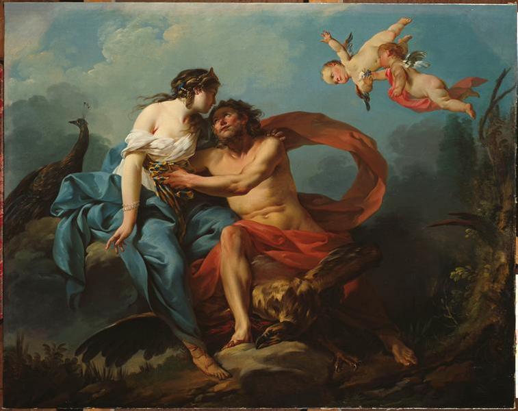 Junon trompant Jupiter avec la ceinture de Vénus_0