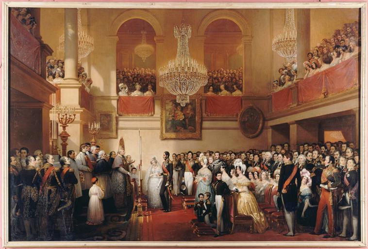 MARIAGE DU ROI DES BELGES AU CHATEAU DE COMPIEGNE.9 AOUT 1832_0
