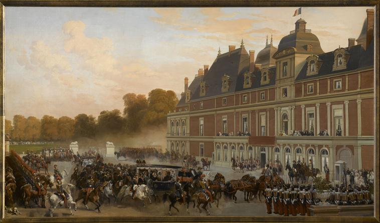 ARRIVEE DE LA REINE VICTORIA AU CHATEAU D'EU.2 SEPTEMBRE 1843_0