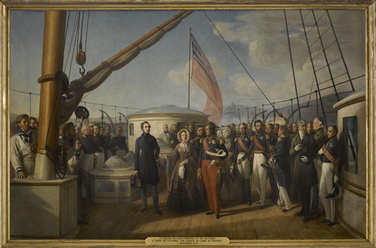 ENTREVUE DE LOUIS-PHILIPPE ET DE LA REINE VICTORIA, A BORD DU 'VICTORIA AND ALBERT'.2 SEPTEMBRE 1843_0