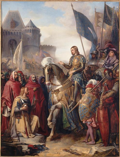 CHARLES V RENTRANT AU LOUVRE. 4 AOUT 1358_0