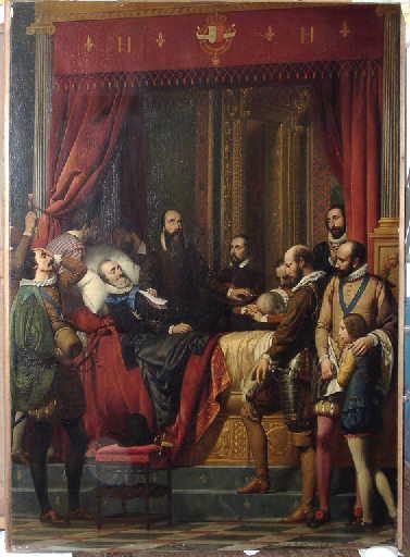 Le corps d'Henri IV exposé au Louvre ; Tableau (x) [14 mai 1610]_0