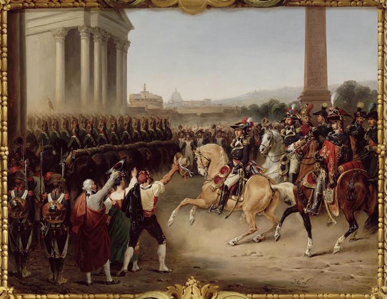 ENTREE DE L'ARMEE FRANCAISE A ROME.15 FEVRIER 1798_0