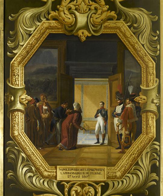 NAPOLEON RECOIT A FINKENSTEIN L'AMBASSADEUR DE PERSE.27 AVRIL 1807_0