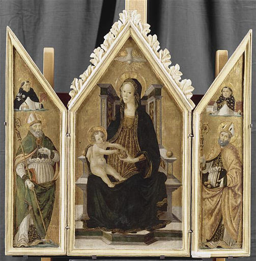 TRIPTYQUE, LA VIERGE ET L'ENFANT_0