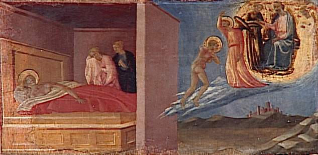 RETABLE RINIERI : LE SONGE DE SAINT JEROME (prédelle)_1