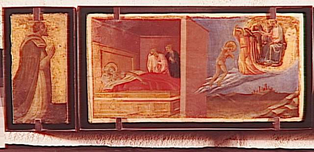 RETABLE RINIERI : LE SONGE DE SAINT JEROME (prédelle)_0