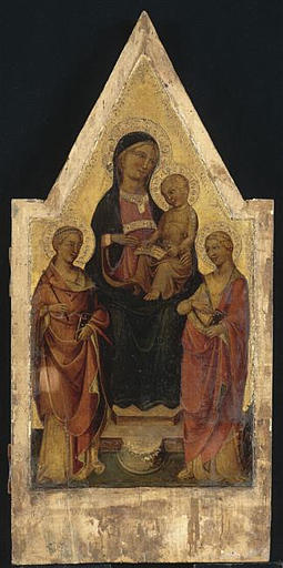 LA VIERGE ET L'ENFANT ENTRE SAINTE MARGUERITE ET SAINTE CATHERINE_0