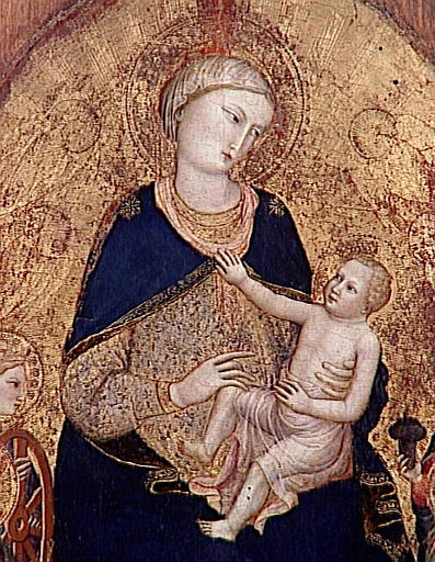 LA VIERGE ET L'ENFANT AVEC QUATRE SAINTS ET TROIS ANGES MUSICIENS_1