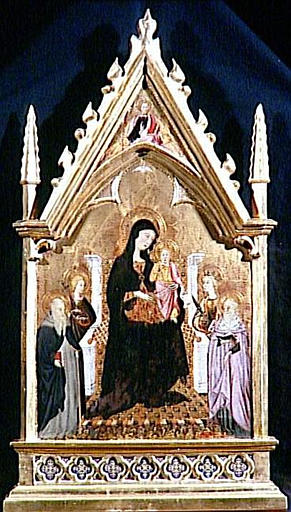 LA VIERGE ET L'ENFANT AVEC QUATRE SAINTS_0
