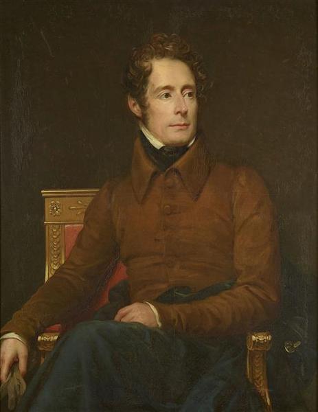 ALPHONSE DE LAMARTINE (1790-1869), François Gérard, 1831