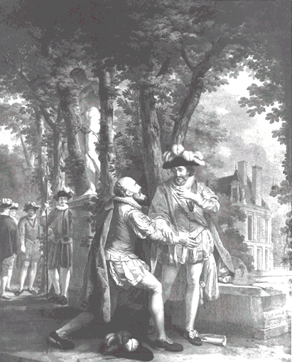 HENRI IV ET SULLY A FONTAINEBLEAU_0