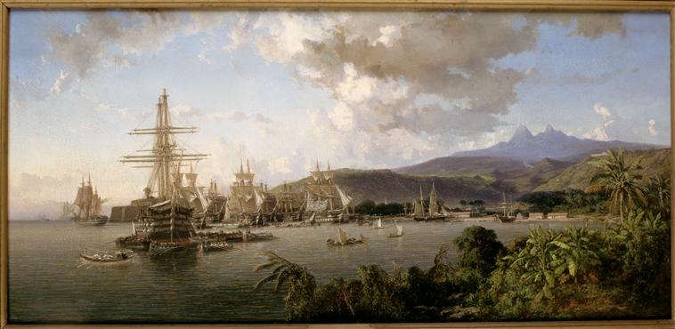 RENDEZ-VOUS DES BATIMENTS DE L'ESCADRE DU MEXIQUE A LA MARTINIQUE.OCTOBRE 1862_0