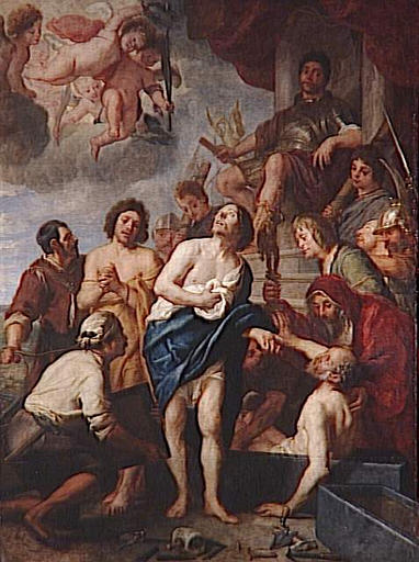 LE MARTYRE DES 'QUATRE' COURONNES (CLAUDIUS, NICOLASTRATUS, SYMPHORIANUS, CASTOR ET SIMPLICIUS)_0