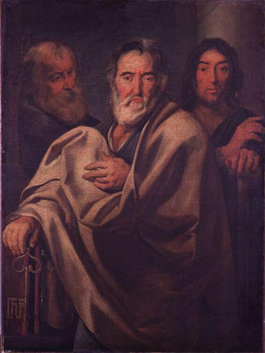 SAINT PIERRE, SAINT JACQUES LE MINEUR ET UN APOTRE_0