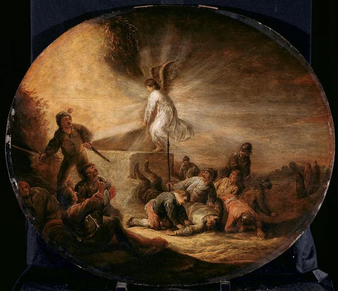 L'Ange soulevant la pierre du tombeau du Christ_0