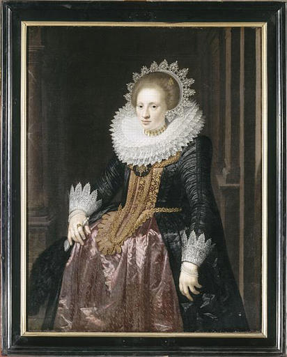 PORTRAIT DE FEMME, DIT AUTREFOIS PORTRAIT DE MADAME VRYDAGS VAN VOLLENHOVEN, Jan Anthonisz van Ravesteyn, 1620