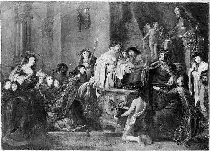 SALOMON SACRIFIANT AUX IDOLES_0