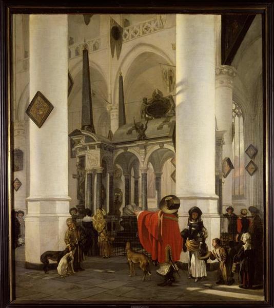Intérieur de la Nieuwe Kerk de Delft avec le tombeau de Guillaume le Taciturne_0