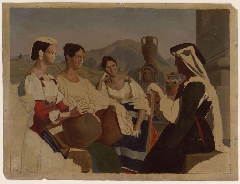 ESQUISSE POUR LES FEMMES A LA FONTAINE_0