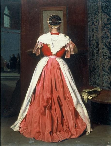 PAYSANNE DE FRASCATI AU CONFESSIONNAL_0