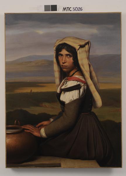 JEUNE FILLE ITALIENNE A LA FONTAINE_0