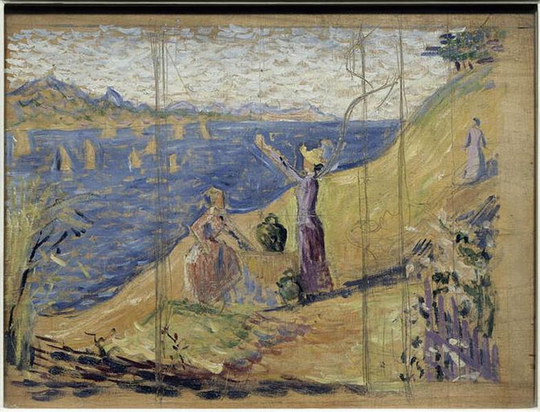 FEMMES AU PUITS, ETUDE PREPARATOIRE 1_0