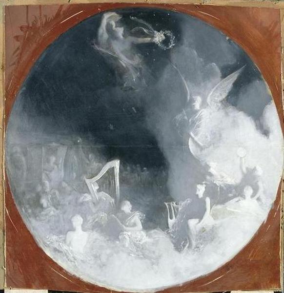 1ERE ESQUISSE POUR LE PLAFOND DE L'OPERA COMIQUE_0