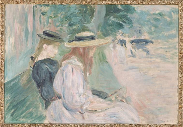 Sur un banc au bois de Boulogne_0