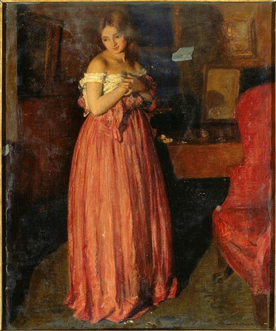 FEMME EN ROUGE (NOCTURNE)_0