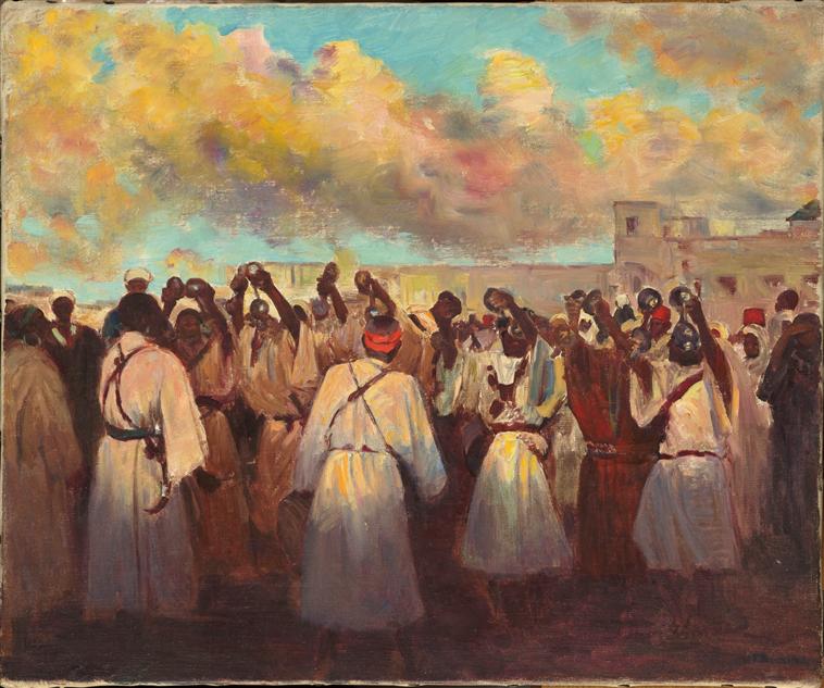 Danses nègres à Marrakech, Maroc dit aussi Les Crotales, Djema el Fna_0