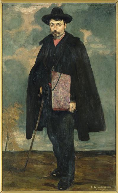 PORTRAIT DU PEINTRE CHARLES MILCENDEAU_0