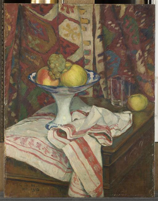 NATURE MORTE A LA COUPE DE FRUITS_0