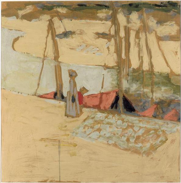 LA PROMENADE DANS LE PORT, LE POULIGUEN_0