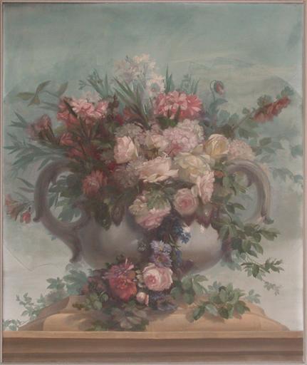 VASE DE FLEURS, Alexis Joseph Mazerolle, 1858 vers