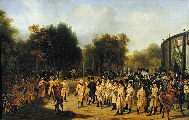 LA CUREE A LA TABLE, Adolphe Ladurner, 1828
