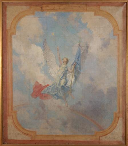 MAQUETTE DU PLAFOND DE L'ESCALIER D'HONNEUR DE CHANTILLY_0
