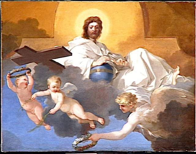 LE CHRIST ENTOURE D'ANGES_0