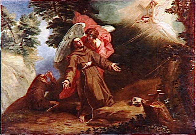 SAINT FRANCOIS RECEVANT LES STIGMATES_0